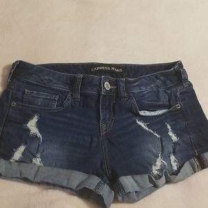 Express Jeans shorts size 0